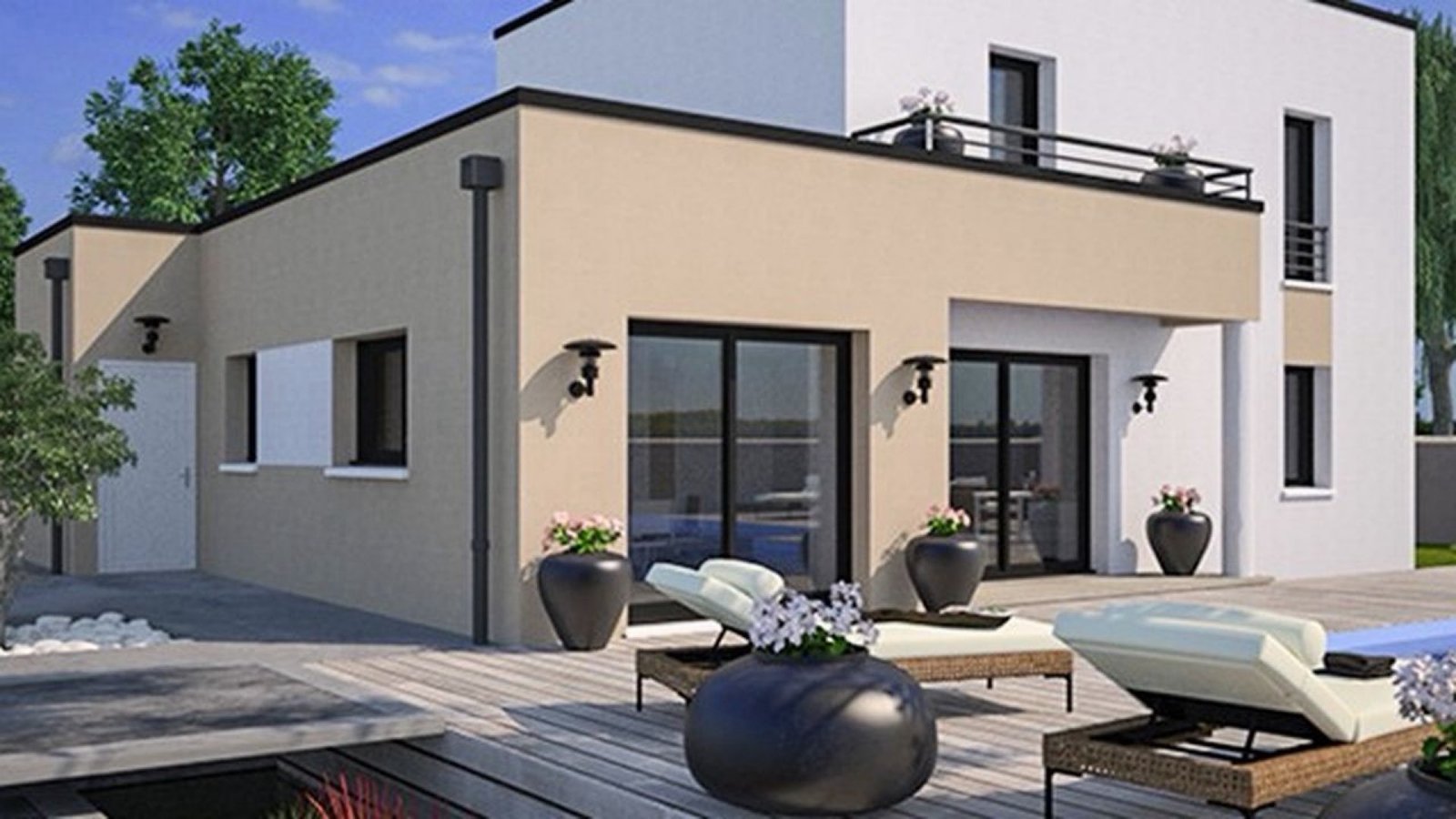 Rénovation de maison contemporaine à Dieppe