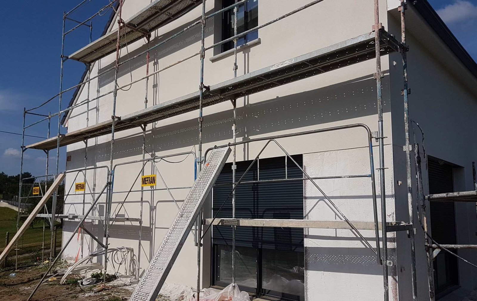 Rénovation de façade et enduit à Canteleu