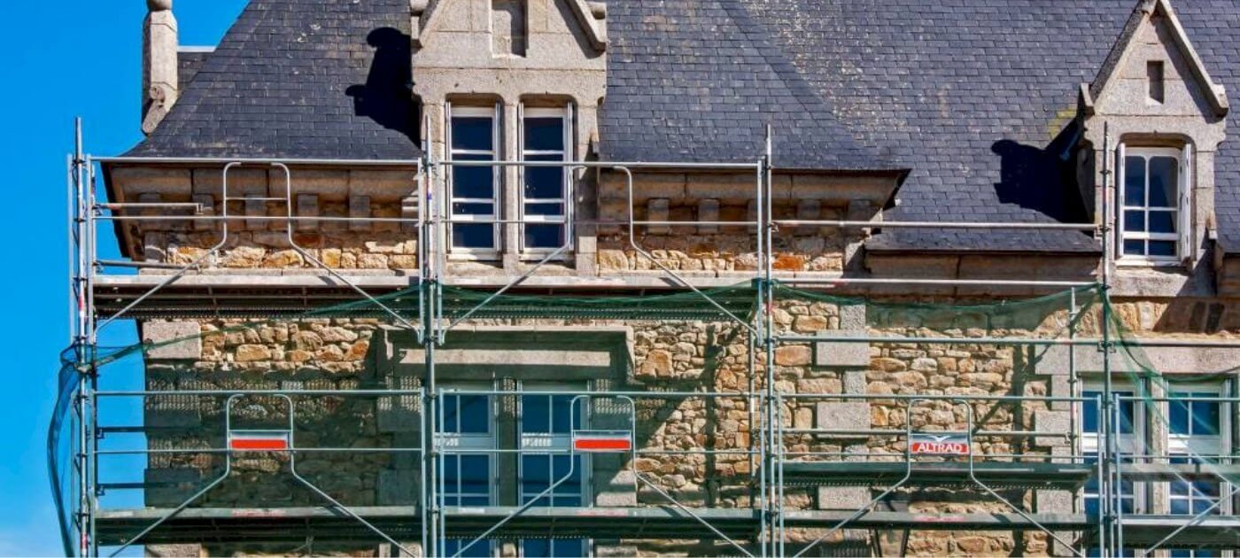 Rénovation de façade en pierre à Sotteville-lès-Rouen